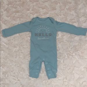 Baby boy snapped romper